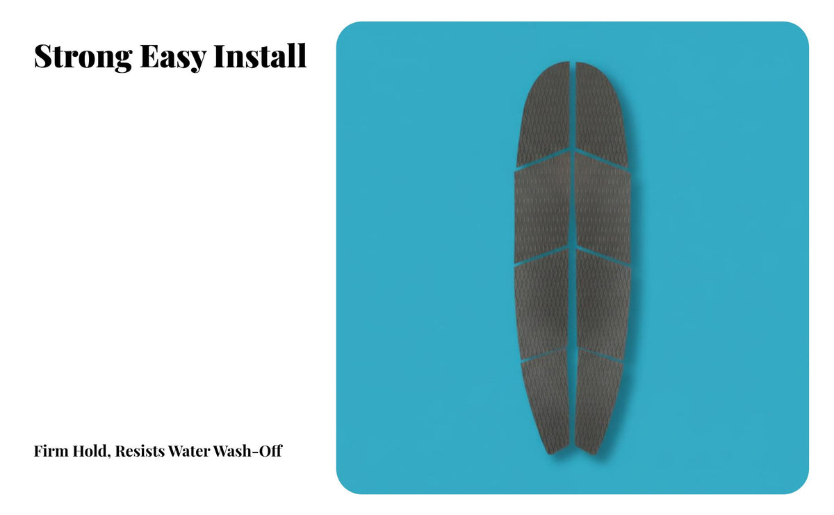 8 Pieces Wave-Riding Board Traction Pad Waterproof Paddleboard Grip Mat Foam Deck Grip Non-Slip Wave-Riding Board Pad