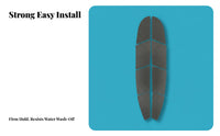 8 Pieces Wave-Riding Board Traction Pad Waterproof Paddleboard Grip Mat Foam Deck Grip Non-Slip Wave-Riding Board Pad