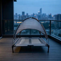Elevated Bed with Canopy Breathable Elevated Pet Bed with Canopy Lightweight for Patio, Camping