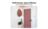 Wall Mounted Mat Rack Space-Saving Door Hanging Mat Rack Versatile Minimalist Design for Home Gym