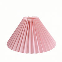 Pleated Lamp Shade Conical Pleated Lampshade Tapered Lamp Shade Soft Light Easy to Install for Bedroom