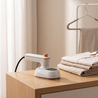 Handheld Steam Iron Foldable Travel Steamer Electric Iron with Folding Handle Mini Handheld Garment Steamer Lightweight