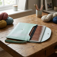 Versatile Interchangeable Circular Knitting Premium Knitting Set with Case Portable Compact for Knitters
