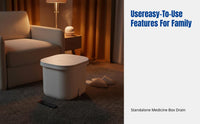 Foot Bath with Intelligent Electric Massage, PTC Heating, Constant Temperature, Multi-Protection, Home Use