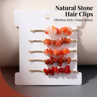 for Women Accessories, Irregular Shape Stone Handmade, Duckbill for Daily Wear and Party, Crushed Model FY0191