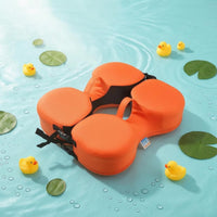Inflatablenon-Inflatable Baby Swimming Buoy Soft Textile Cover Underarm Buoy Collar Padded Infant Swim Collar Adjustable Strap