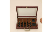 5 Pieces Wood Handle Leather Edger DIY Crafting Leather Perimeter Shaping Tool Set Leatherworking Supplies Multiple