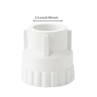 Plastic Body PPR Straight Connector Simple Design Threaded Pipe Connector