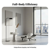 Mini Elliptical Silent Mini Elliptical Machine Low Impact Portable Foot Pedal Exerciser for Office Workers, Home, Small Apartments
