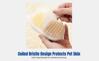 Electric Pet Hair Brush for Cats & Dogs, Rechargeable Comb, Spray Essence