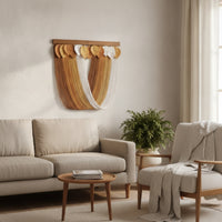Macrame Wall Hanging Textured Macrame Wall Simple to Hang to   for Living Room, Bedroom, Studio