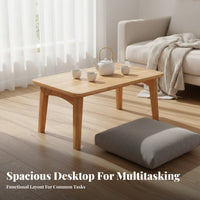 No Assembly Required Foldable Bed Table Installation-without Foldable Bed Tray Multi-Functional Lap Desk Spacious Surface for Students, Telecommuting Workers, Dormitory, Dorm Room, Home Office, Bay Window