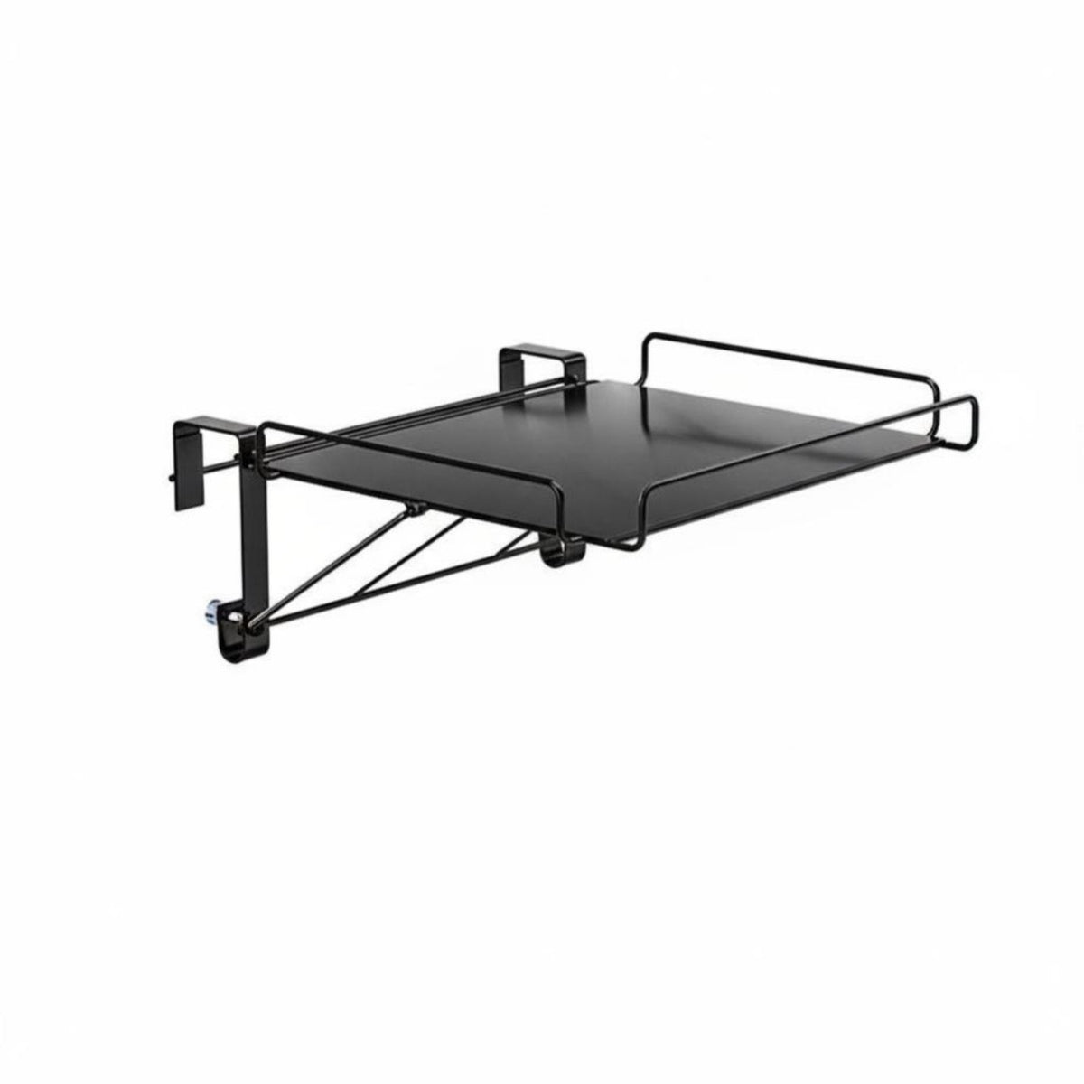 Space Saving C-Shaped Rolling Table Mobile Design Household Furniture with Storage Shelf Minimalist and design for Apartment Dwellers, Students, Home Workers, Bedroom, Small areas, Dorm Room