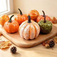Foam Pumpkin Set for Autumn, Halloween, and Thanksgiving Decor
