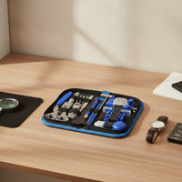 Watch Repair Tool Kit with Case Compact Watch Repair Kit with Carrying Case Sturdy Spring Bar Tool for Workbench