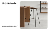 Backless Industrial Stool Easy to Assemble Backless Counter Seat for Bar, Adults