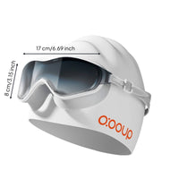 No Leak Swimming Goggles with Swim Cap Mirror-Coated Eyewear Set Panoramic Eyewear Comfortable for Adults