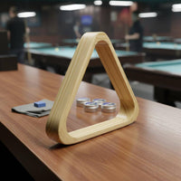 6 Ball Triangle Rack Long-Lasting Wooden Billiard Rack Professional Grade