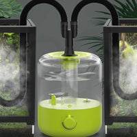 Reptile Humidifier Adjustable Terrarium Fogger Humidifier Reptile Fogger High-Frequency Fine Mist for Lizard Owners, Terrariums