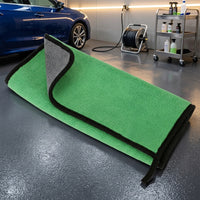 Coral Fleece Car Drying Towel and Car Cleaning Cloths, 40cm x 40cm Car Cleaning Cloths, Double-Sided Thickened Car Washing Equipment for Detailing