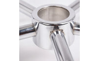 Swivel Stool Base Chrome-Plated Bar Stool Base Mount Plate Polished Hardware Replacement