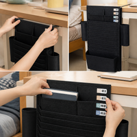 Large Capacity Desk Side Hanging Book Bag Organizer for Students