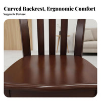 Hardwood Wood Spindle spine Side Chair Nordic aesthetic Spindle spine Chair Minimalist Design Dining Seat Unfinished Option for Small Apartment Residents, Cafe Owners, Interior Decorators, Restaurant, Study Room, Kitchen
