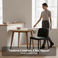 Nordic Aesthetic Upholstered Shell Chair Modern Design Home Seating Minimalist design Ergonomic spinerest for Apartment Dwellers, Interior Designers, Homeowners, Dining Room, Kitchen, study alcove, Waiting Area