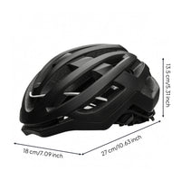 Integrated Construction Cycling Helmet Rear Adjustment Molded Two-Wheeler Helmet Sleek Head Protection Rounded Shape