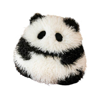 Soft Cushion Black and White Round Cushion Decorative Soft Toy for Sofa