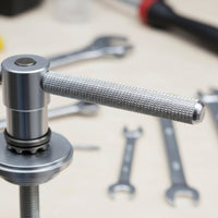 T Handle Cycle Headset Press Labor-Saving Design Bike Headset Installation Tool Wide Compatibility Bottom Bracket Installation Tool Metal Body for Cyclists, Workshop, Garage