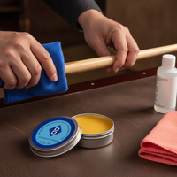 Blue Diamond Billiard Cue Maintenance Oil and Wax Set