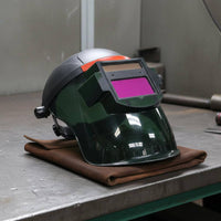 Auto-Darkening Metal-Joining Helmet Crystal Clear View Auto Darkening Metal-Joining Helmet Full Face Protection Face Shield