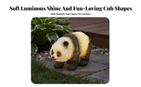Waterproof Solar Panda Light Ambient Lighting Panda Garden Light Automatic On/deactivate for Patio, Pathway