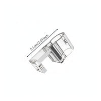Secure Screw Mount Aquarium Hydroponic Bracket Transparent Design Hanging Aquatic Aquarium Planter Modular Aquatic Aquarium Plant Clip Long-Lasting for Aquascapers