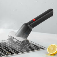 Stainless Steel Bristles Electric Grill Brush IPX4 Waterproof Motorized Barbecue Cleaner LED Light Grill Brush with Water Sprayer for Outdoor, Backyard, Camping