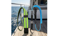 Quick-Release Paddle Board Leash with Waist Belt Long-Lasting Paddle Board Leash Lightweight Comfortable for Surfers