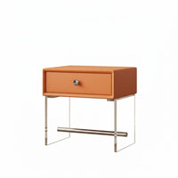 Transparent Design Sofa Side Table Minimalist design Waterfall Side Table Space-Saving Nightstand Sturdy Construction for Apartment Dwellers, Homeowners, Students, Bedroom, Small Spaces, Living Room, Office