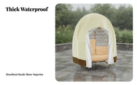 Waterproof Hanging Egg Chair Cover Dustproof Egg Chair Cover Sunproof for Gardeners, Homeowners, Garden, Balcony, Backyard