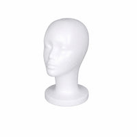 Foam Mannequin Head Stable Headpiece Display Stand Versatile for Cosplayers, Retail Displays, Hair Salons