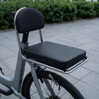 Bike Seat with Backrest Padded Bike Rear Seat Comfortable Sturdy