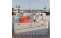 Buoyant Assistance Rope with Hook Lightweight Buoyant Rope with Hook Flotation cord for Rescuers, Boaters, Boating