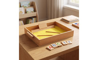 Sand Letter Tracing Tray Educational Sand Writing Tray Learning Toy for Young Children, Kids, Kindergarten