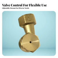 Fine Atomizing Mist Agricultural Misting Nozzle Long-Lasting Pipe-Shaped Sprinkler Head Leak-Proof for Farmers, Gardeners, Greenhouse, Farm