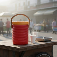 Milk Tea Insulation Container Food-Grade Stainless Steel Liner Insulated Beverage Dispenser Hot Cold Beverage Barrel Double