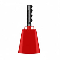Cowbell with Handle Finish Steel Cowbell with Handle Non-Slip Handheld Cheering Bell for Sports Fans, Kids, Parties