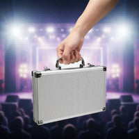 Shockproof Dual Wireless Microphone Case Shock-Absorbing 2-Mic Travel Case Portable for Singers, Presenters, KTV, Stage Performance, Touring