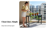 Tripod Pot Pedestal Minimalist Design Plant Stand Space-Saving Sturdy Construction for Gardeners