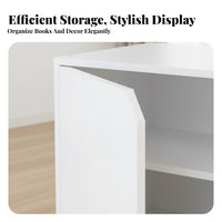 Easy to Assemble Modular Bookcase Modern Design Cube Storage Organizer Minimalist Design Stackable Storage Cube Sturdy Construction for Students, Families, Parents, Study Room, Bedroom, Playroom, Closet