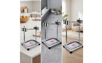 Rolling Bird Stand with Tray Heavy-Duty Stainless Stainless Avian Playstand Playstand Stable Pet Supply for Parrots, Home